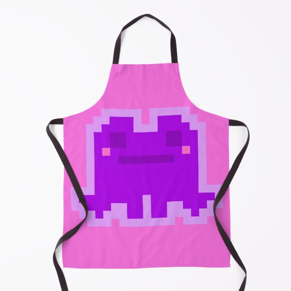 Item preview, Tiny Purplish Pink Pensive Pixel Frog designed and sold by rin3d .