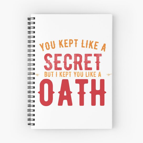 Item preview, ALL TOO WELL QUOTES - You kept me like a secret but I kept you like an oath designed and sold by Slaystyle.