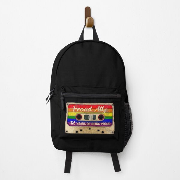 Item preview, Proud Ally, 42 Years Of Being Proud, 80s Retro Video Cassette Mixtape, 42nd Gay Birthday Gift, Cute Gift designed and sold by GoldenGerrari.