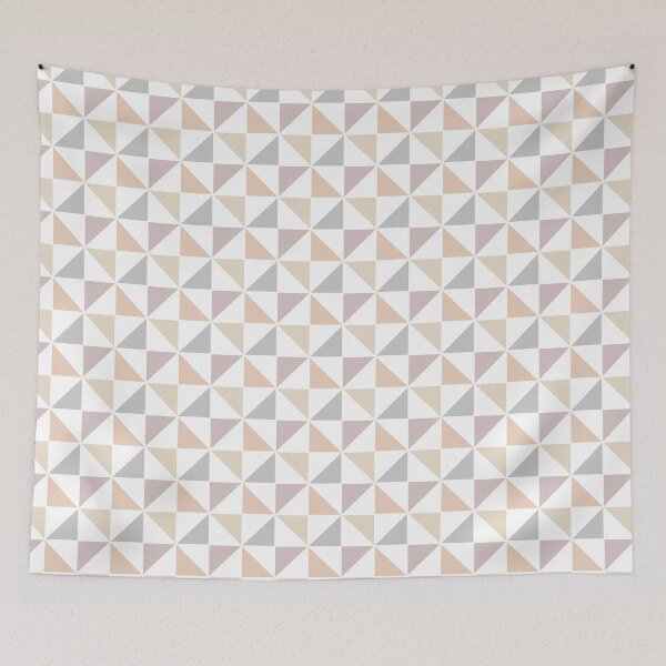 Item preview, Muted Blush on White Pinwheel Pattern designed and sold by Saanis.