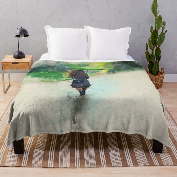 Item preview, Romantic Woman Under The Rain Watercolour paint designed and sold by Anzarr.