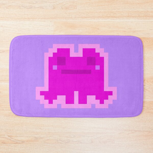 Item preview, Tiny Pink Pensive Pixel Frog designed and sold by rin3d .