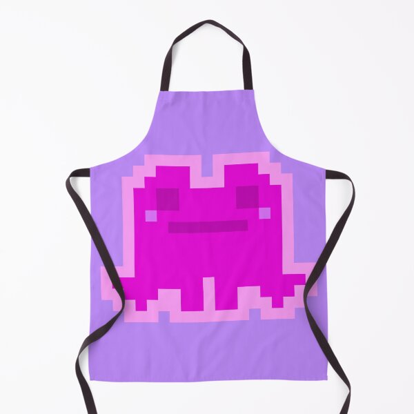 Item preview, Tiny Pink Pensive Pixel Frog designed and sold by rin3d .