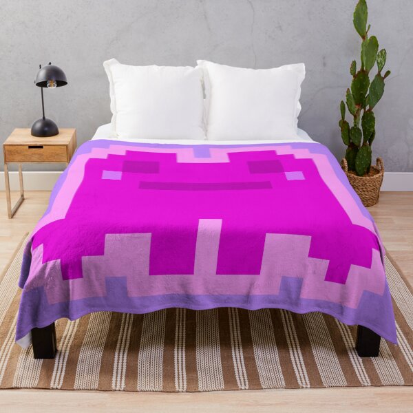Item preview, Tiny Pink Pensive Pixel Frog designed and sold by rin3d .