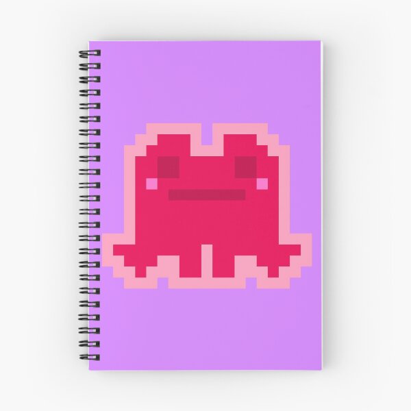 Item preview, Tiny Red Pensive Pixel Frog designed and sold by rin3d .