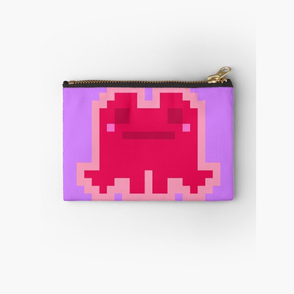 Item preview, Tiny Red Pensive Pixel Frog designed and sold by rin3d .