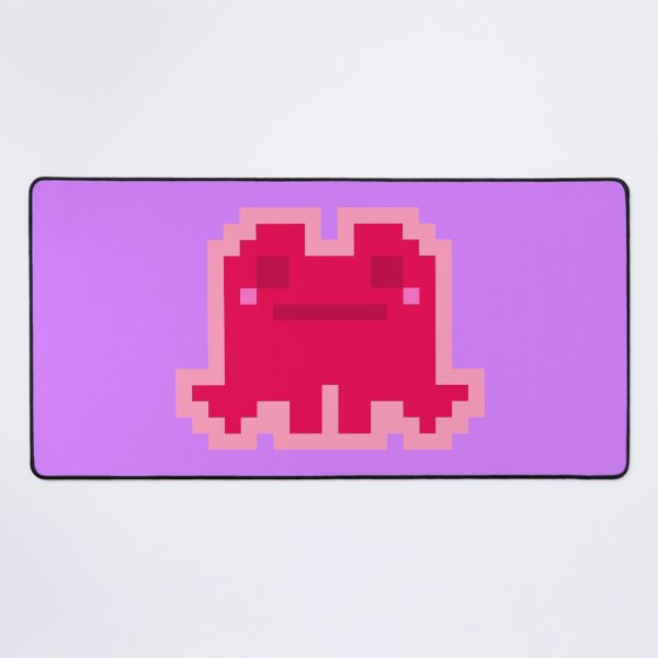 Item preview, Tiny Red Pensive Pixel Frog designed and sold by rin3d .