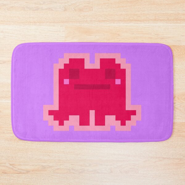 Item preview, Tiny Red Pensive Pixel Frog designed and sold by rin3d .