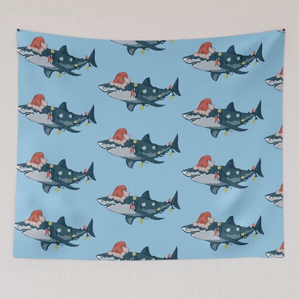 Item preview, Christmas shark designed and sold by Msdesigns28.