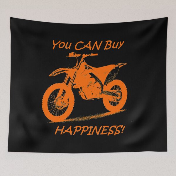 Item preview, Buy Happiness - Orange on Black  designed and sold by BeatyDoll.