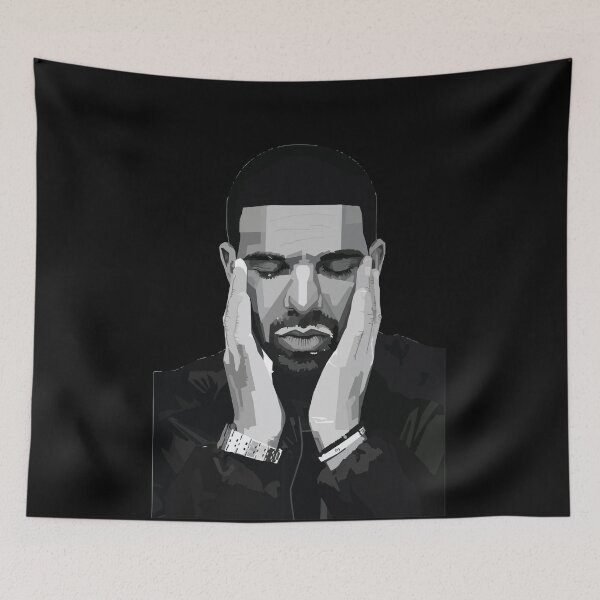 Item preview, Drake Black And White designed and sold by HommyOfficial.