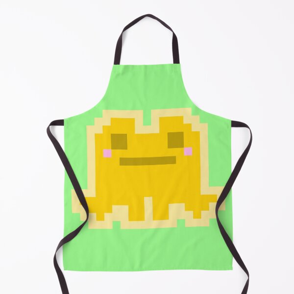 Item preview, Tiny Yellow Pensive Pixel Frog designed and sold by rin3d .
