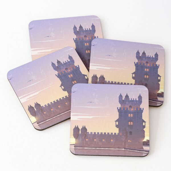 Item preview, Torre De Belem, Portugal - Retro travel minimalist poster designed and sold by GreekTavern1979.