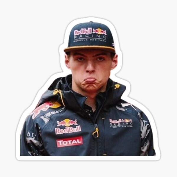 pouty max verstappen Sticker