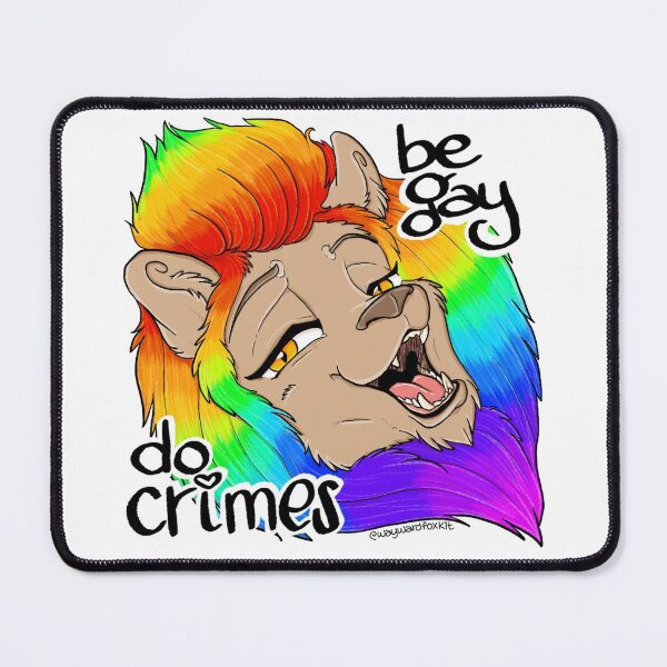 Item preview, Be GaY dO cRiMeS (and be fabulous while doing them) designed and sold by waywardfoxkit.
