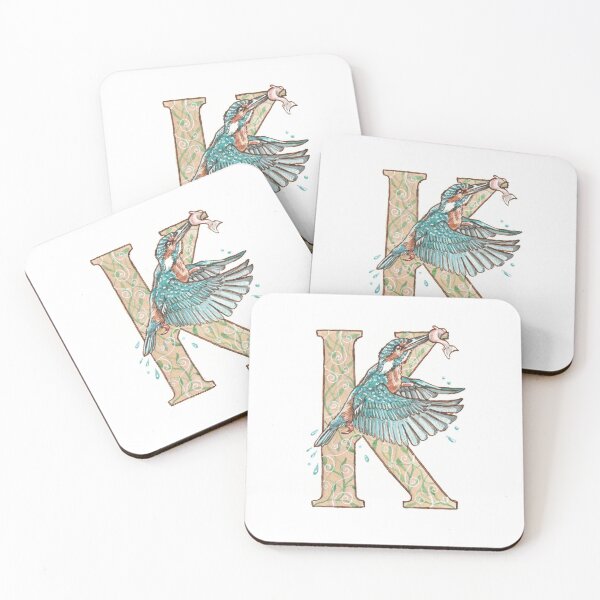 Item preview, K for Kingfisher designed and sold by lindefee.