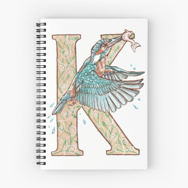 Item preview, K de Kingfisher designed and sold by lindefee.