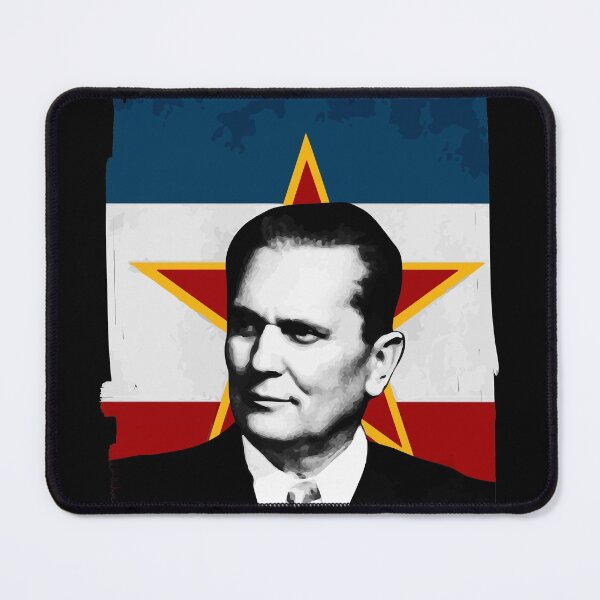 Item preview, Josip Broz Tito Yugoslavia flag designed and sold by ChatterFox.