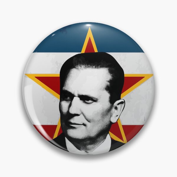 Item preview, Josip Broz Tito Yugoslavia flag designed and sold by ChatterFox.