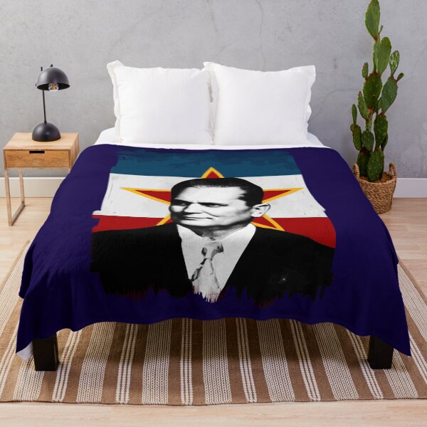 Item preview, Josip Broz Tito Yugoslavia flag designed and sold by ChatterFox.