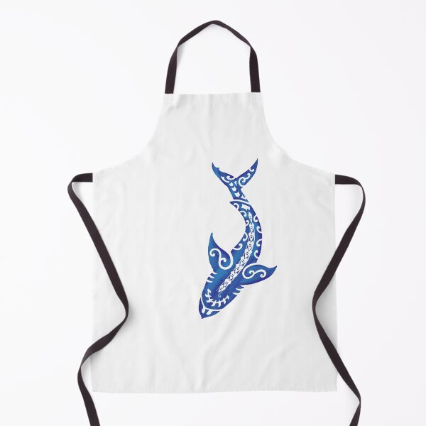Item preview, Vintage Blue Tribal Shark designed and sold by sunnthreads.