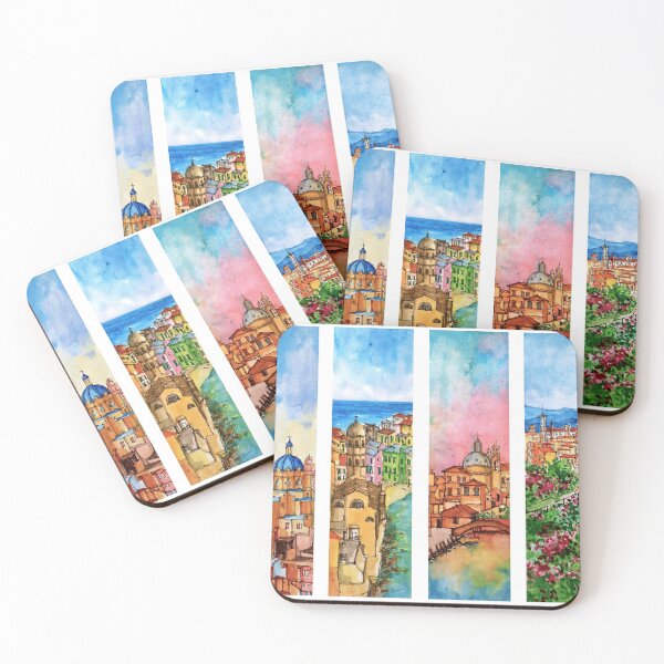 Item preview, Colors of Italy designed and sold by UrbanSageArt.