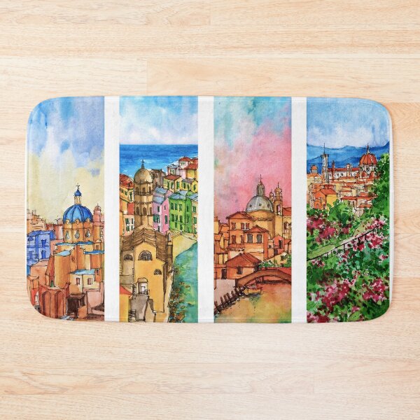 Item preview, Colors of Italy designed and sold by UrbanSageArt.