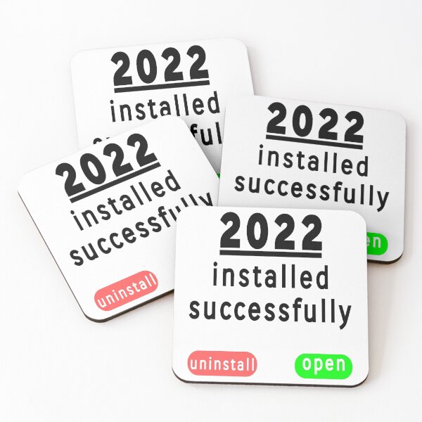 Item preview, Year 2022 Installed - New Year (funny) designed and sold by DNC1134.