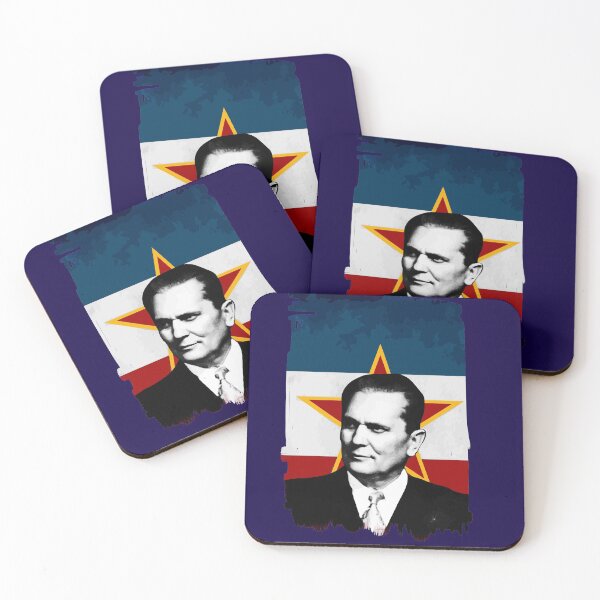 Item preview, Josip Broz Tito Yugoslavia flag designed and sold by ChatterFox.