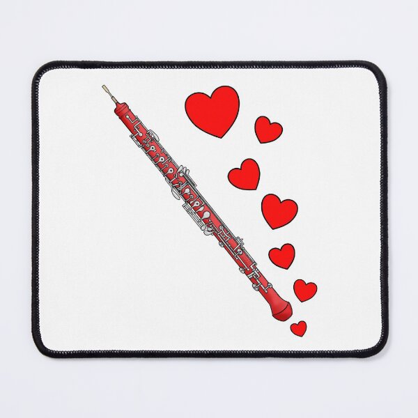 Item preview, Valentines Day Oboe Player Oboist Anniversary Wedding Musician designed and sold by doodlerob.