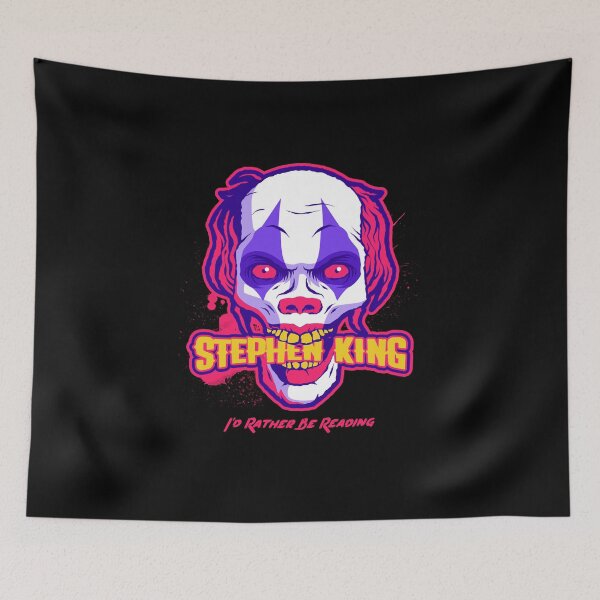 Aperçu de l'œuvre Je lirais plutôt le tapis de souris Stephen King créée et vendue par henes88.