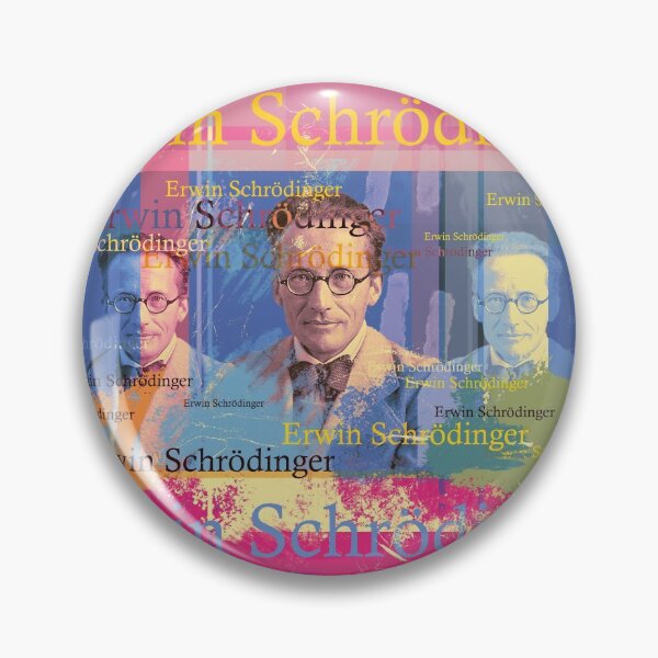 Item preview, Erwin Schrödinger portrait, famous physicist scientist designed and sold by Mauswohn.