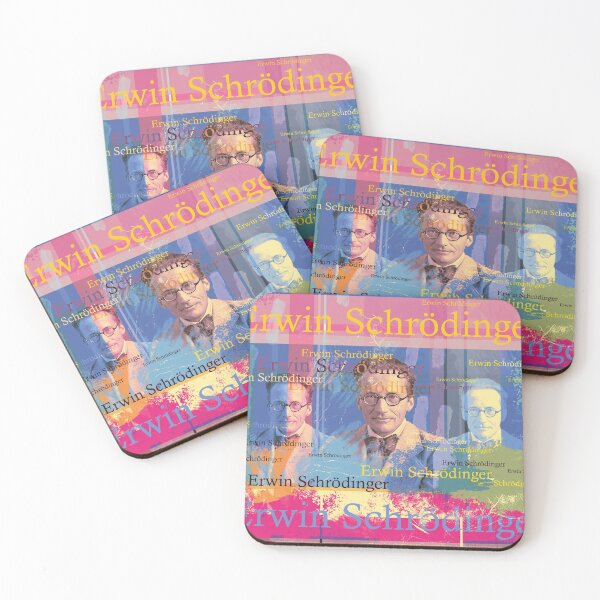 Item preview, Erwin Schrödinger portrait, famous physicist scientist designed and sold by Mauswohn.