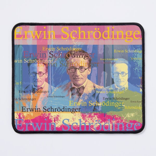 Item preview, Erwin Schrödinger portrait, famous physicist scientist designed and sold by Mauswohn.