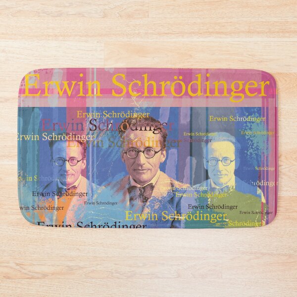 Item preview, Erwin Schrödinger portrait, famous physicist scientist designed and sold by Mauswohn.