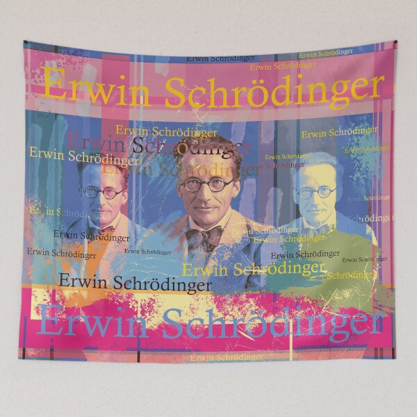Item preview, Erwin Schrödinger portrait, famous physicist scientist designed and sold by Mauswohn.
