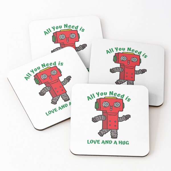 Item preview, Funny Robot Love and Hug designed and sold by Hinny8.
