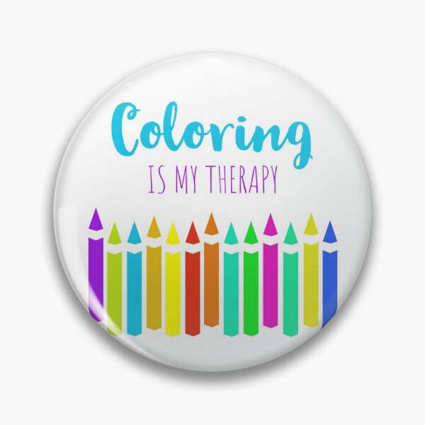 Item preview, Coloring Is My Therapy, Crayons Colored Pencils For People Who Love To Color designed and sold by MaryKunzGoldman.