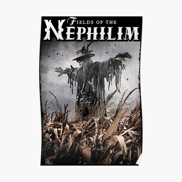 MUSIC POSTER~Fields of the Nephilim Original UK Import 24x34 NOS Mint Carl McCoy 