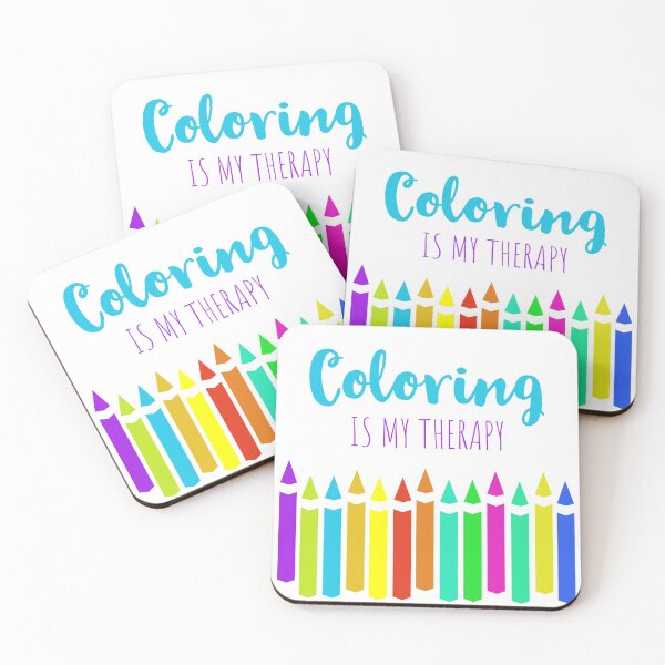 Item preview, Coloring Is My Therapy, Crayons Colored Pencils For People Who Love To Color designed and sold by MaryKunzGoldman.