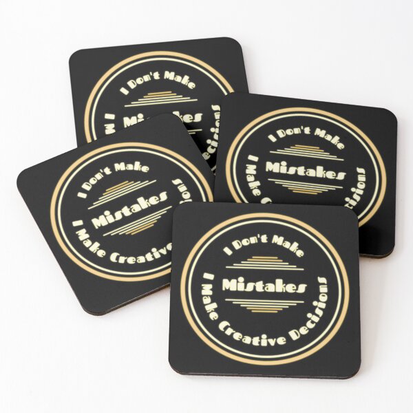 Item preview, Funny I Don't Make Mistakes I Make Creative Decisions Neon Design designed and sold by Paula Helit.