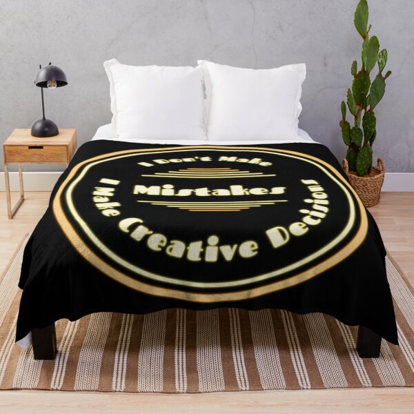 Item preview, Funny I Don't Make Mistakes I Make Creative Decisions Neon Design designed and sold by Paula Helit.