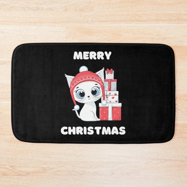 Item preview, Merry Christmas Cute Cat With Presents (Alternative Design) designed and sold by PoeticDesign.