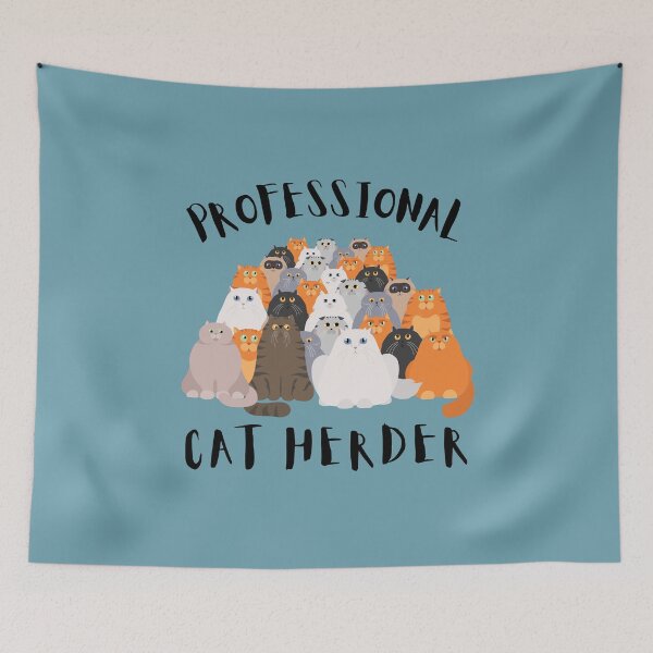 Item preview, Professional Cat Herder, Cat Herder, Project Manager, Cat Lover designed and sold by Coralgb.