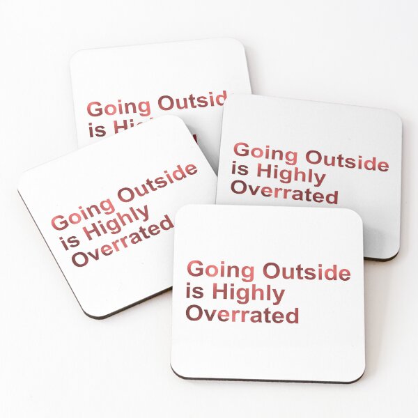 Item preview, Going Outside is Highly Overrated designed and sold by purplevamp.