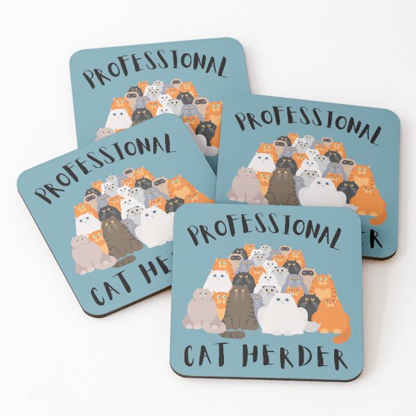Item preview, Professional Cat Herder, Cat Herder, Project Manager, Cat Lover designed and sold by Coralgb.
