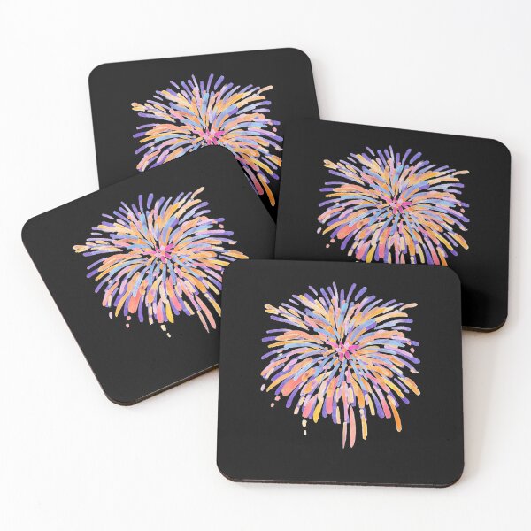 Item preview, Fireworks Watercolor  designed and sold by Laurelbdesigns.