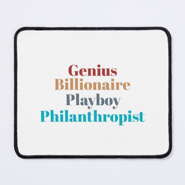 Item preview, Genius, billionaire, playboy, philanthropist designed and sold by BingBangDesigns.