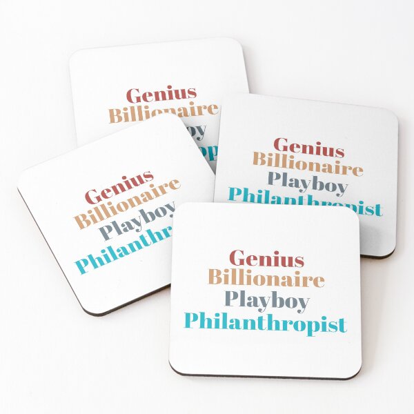Item preview, Genius, billionaire, playboy, philanthropist  designed and sold by BingBangDesigns.