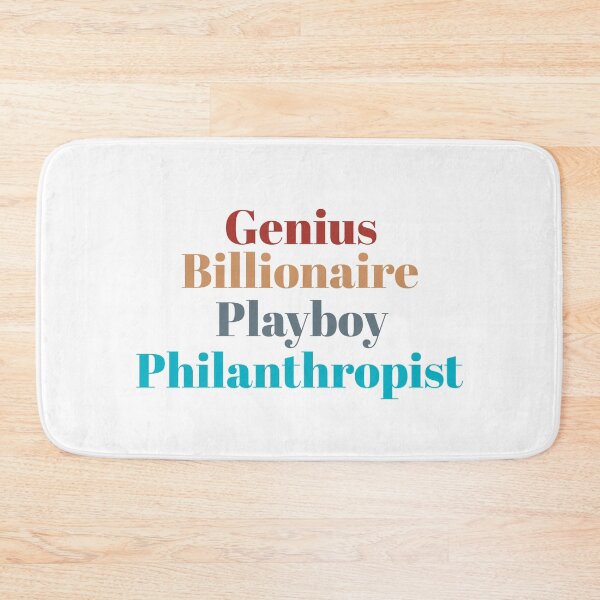 Item preview, Genius, billionaire, playboy, philanthropist  designed and sold by BingBangDesigns.